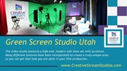 Creative Stream Studio: Unparalleled Green Screen Rental in Utah
